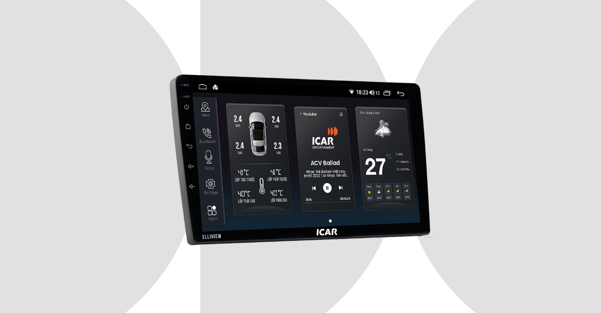 MÀN HÌNH ANDROID ICAR ELLIVIEW UE